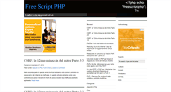 Desktop Screenshot of freescriptphp.com